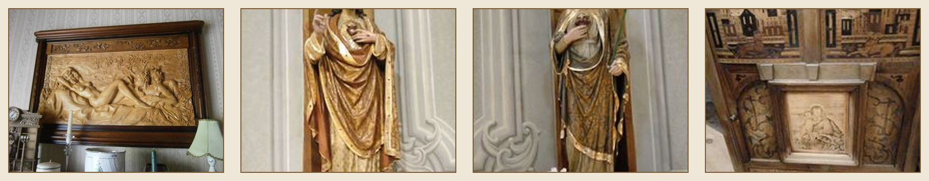 Restaurált templomi berendezés